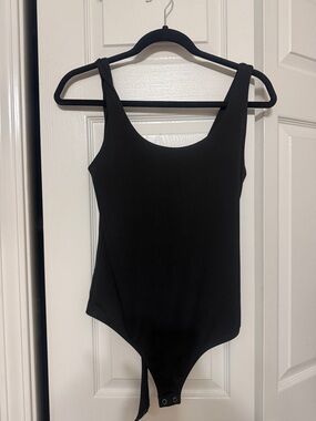 Express Black Scoop Neck Bodysuit